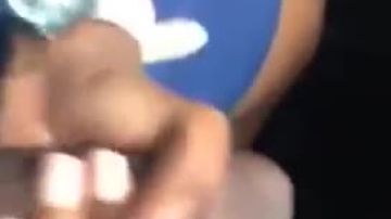 She gives him a head in the car