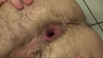 Slender hunk getting hard chiseled