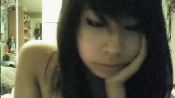 Curious native teen