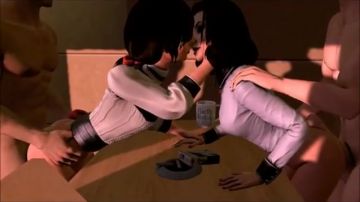 Plusieurs scènes de baise hentaï futuriste