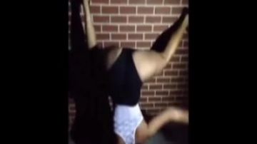 Yoga babes twerk and tease