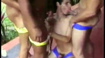 Kinky Brazilian orgy heats up