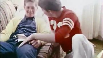 Sportsmen fuck in vintage porn