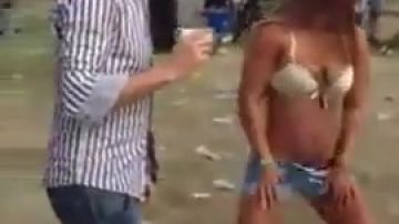 Outlaw Uruguayan slut dances