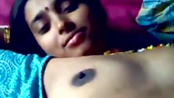 Lovely young Indian sucks some dick