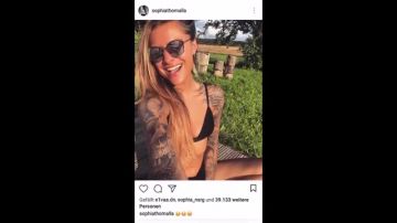 Sophia Thomalla, obsesionada con Instagram