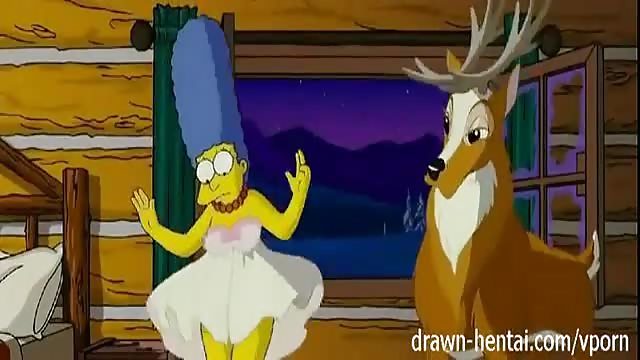 Cartoon Deer Porn - Homer and Marge like you never seen them before